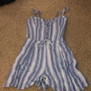 striped romper